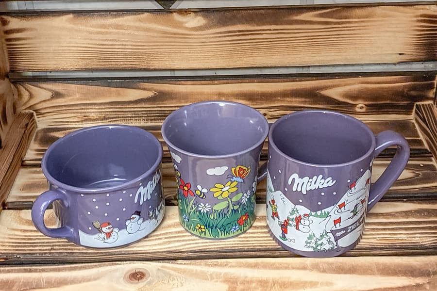 3 Sammeltassen Milka